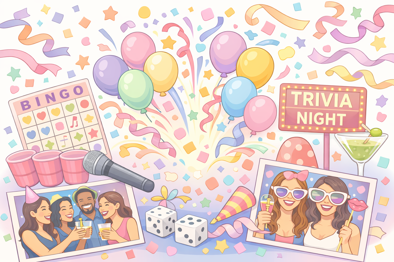 Games, Giggles & Glam: The Ultimate Guide to Adult Birthday Party Fun