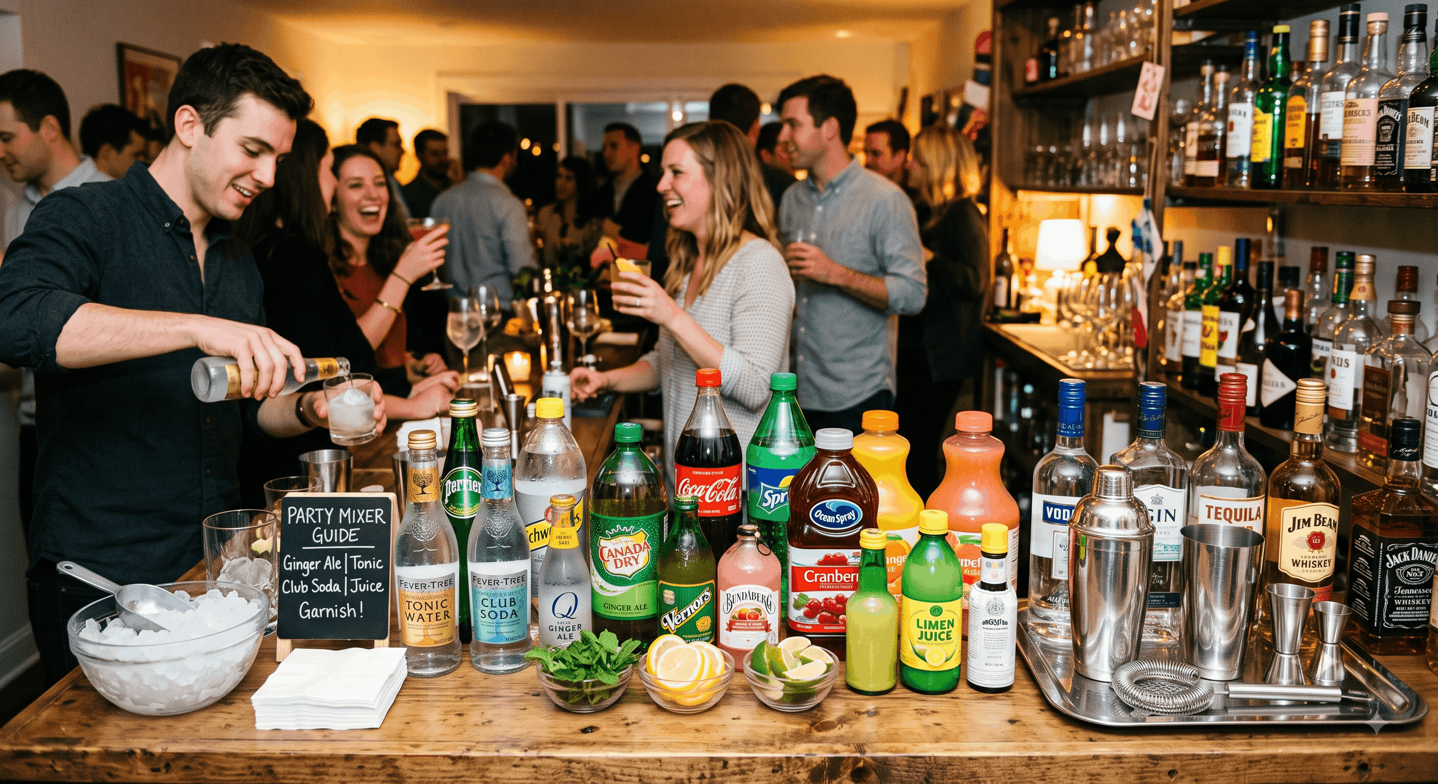 How Much Mixer Per Person? A Complete Bar Stocking Checklist