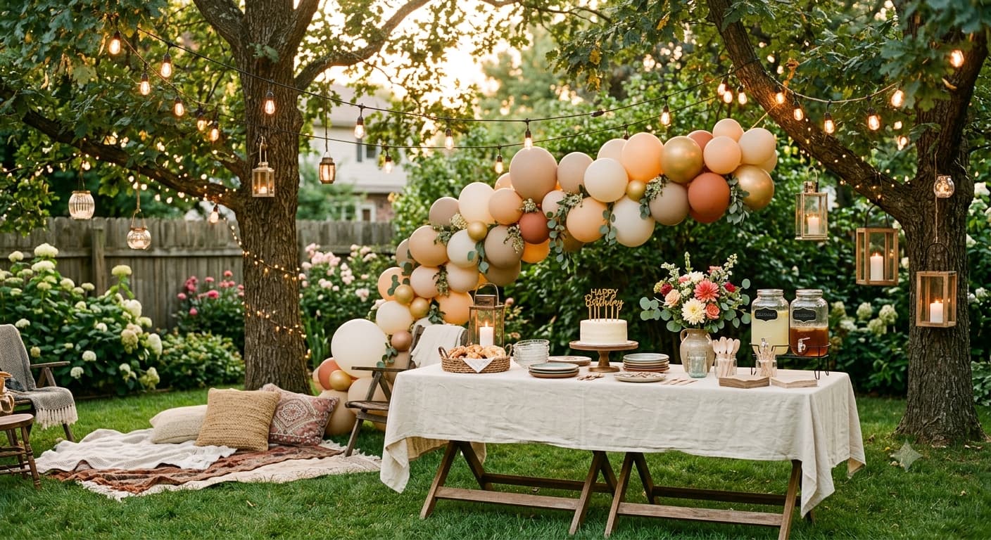 Budget Backyard Birthday Party Themes for Adults That Don't Look Cheap