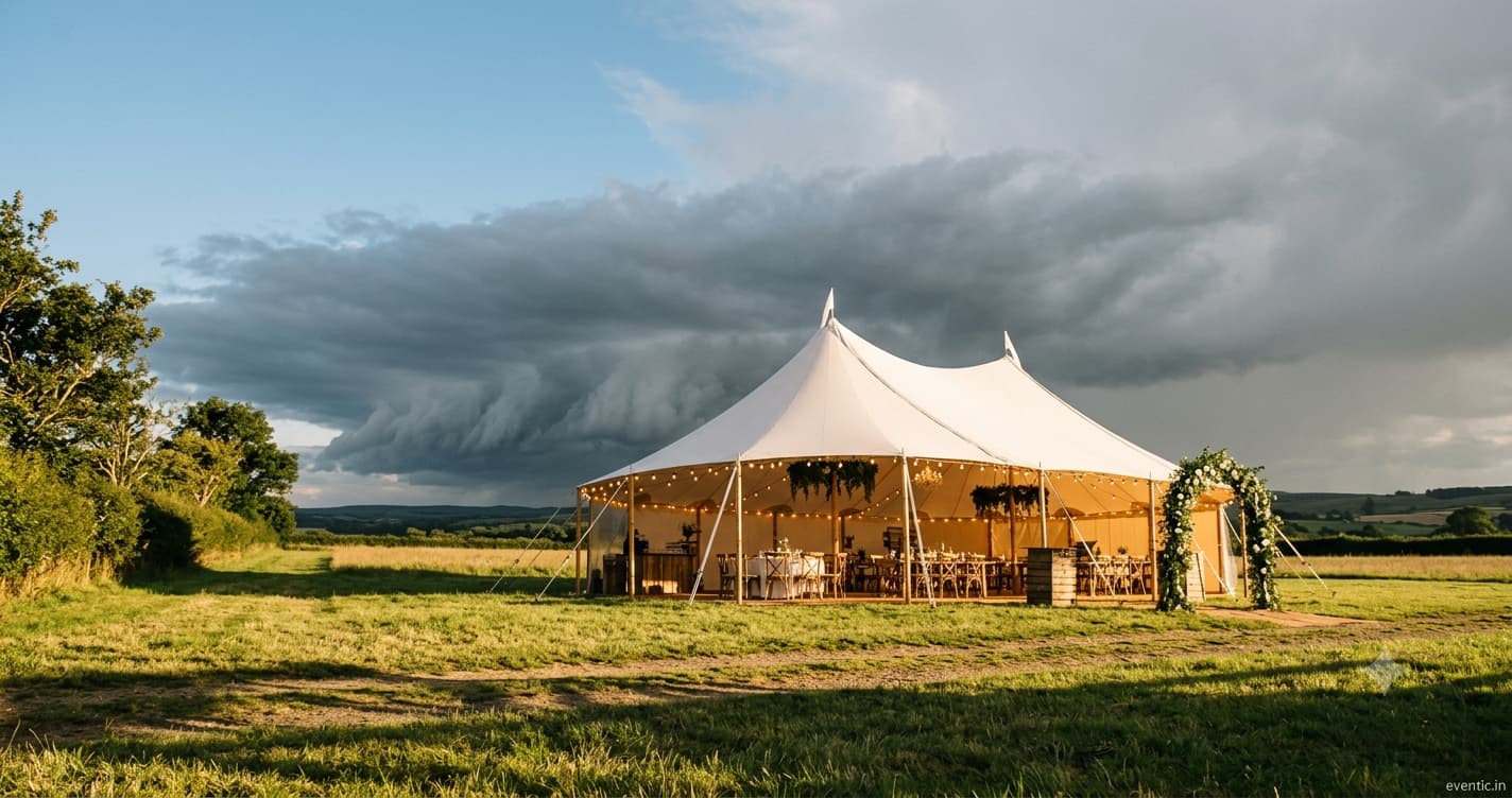 Wedding Insurance for Outdoor and Tent Weddings: What Weather Risk Really Means
