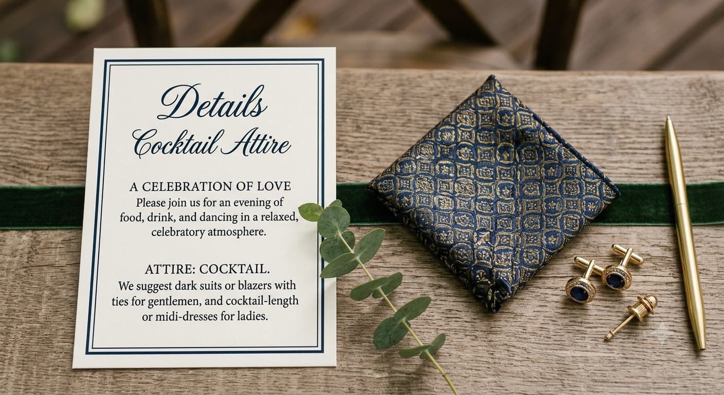 Wedding Invitation Dress Code Wording: What Each Phrase Really Means