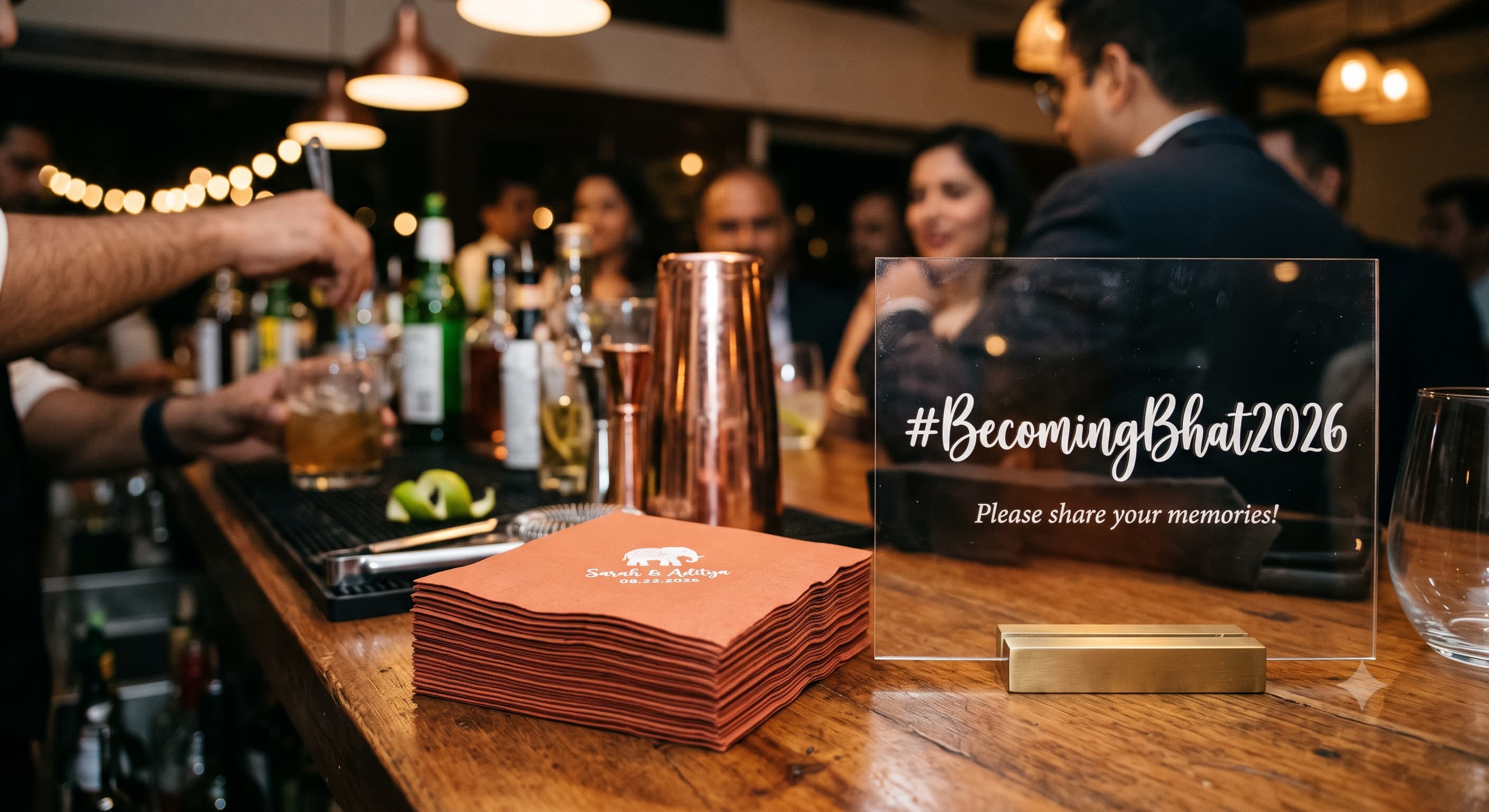 Where to Put Your Wedding Hashtag: 11 Spots That Actually Work